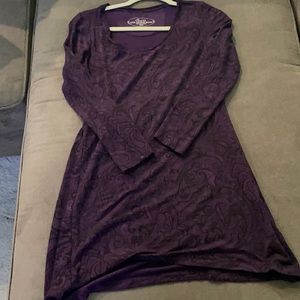 Soma Intimates Xsmall purple paisley design dress.